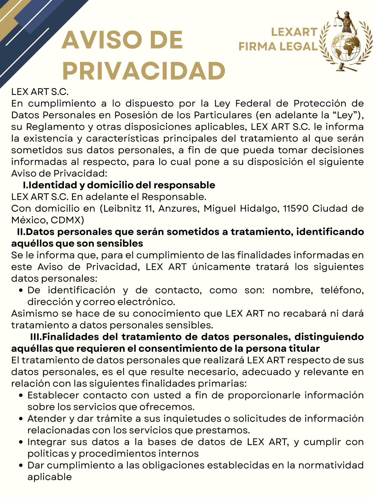Aviso de privacidad 1